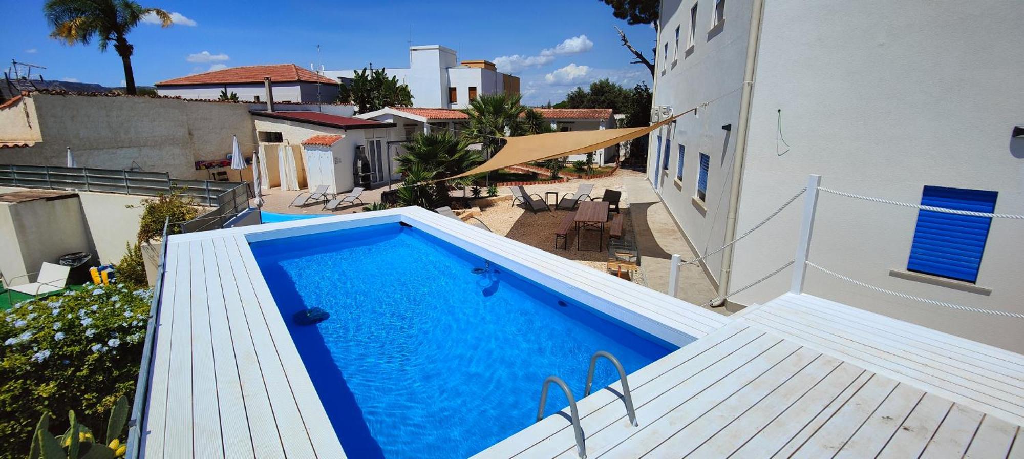Pool Seaside Relais - Ville Ninfea, Marea, Rosa E Cassiopea Фонтане-Бьянке Экстерьер фото