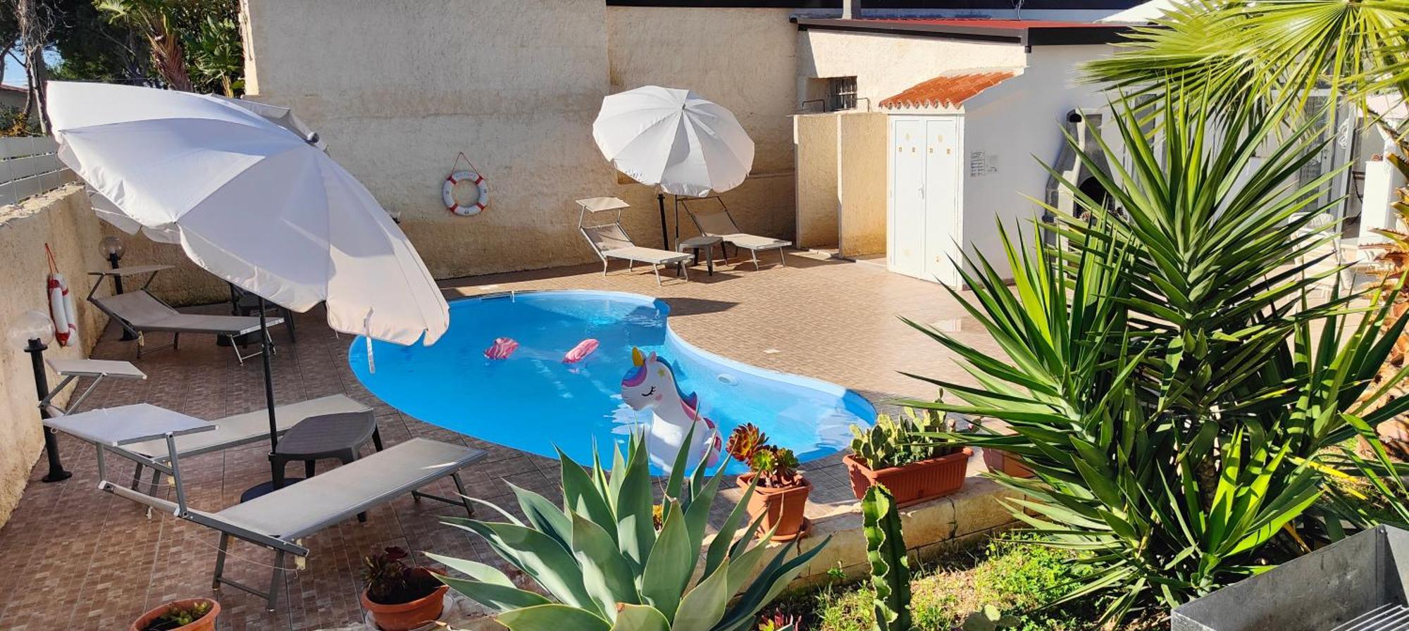 Pool Seaside Relais - Ville Ninfea, Marea, Rosa E Cassiopea Фонтане-Бьянке Экстерьер фото